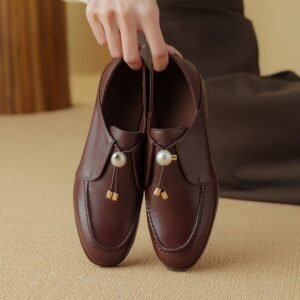 CHIKO Norah Round Toe Block Heels Oxfords Shoes