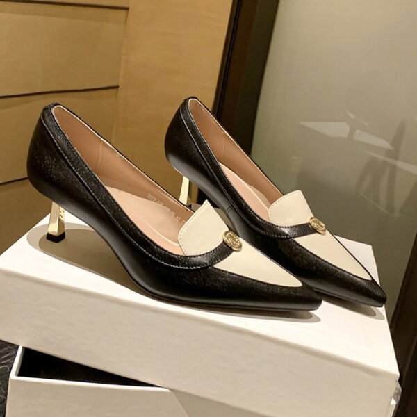 CHIKO Faith Pointy Toe Stiletto Loafers Shoes - Image 2