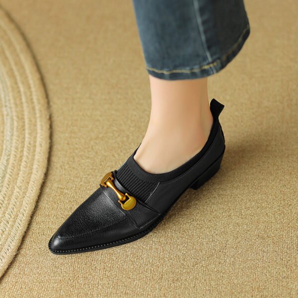 CHIKO Vivian Pointy Toe Block Heels Pumps Shoes - Image 2