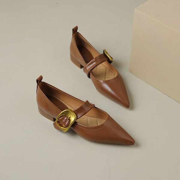 CHIKO Maeve Pointy Toe Block Heels Mary Jane Shoes - Image 2