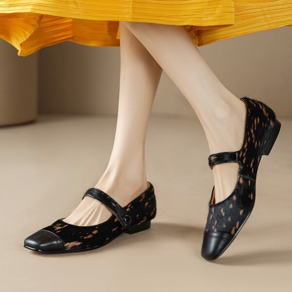 CHIKO Clara Square Toe Block Heels Mary Jane Shoes