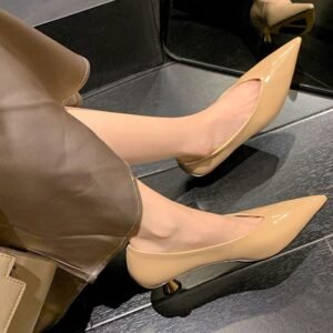 CHIKO Alaina Pointy Toe Kitten Heels Pumps Shoes