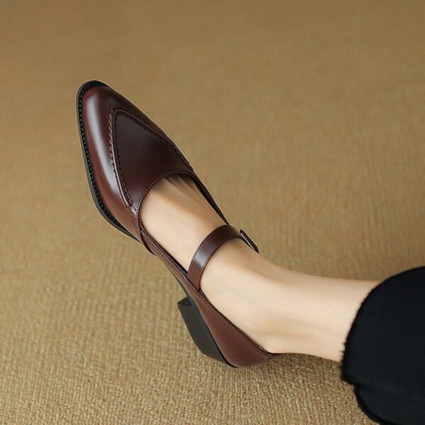 CHIKO Annabelle Pointy Toe Block Heels Pumps Shoes - Image 2