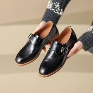 CHIKO Phoenix Round Toe Block Heels Oxfords Shoes