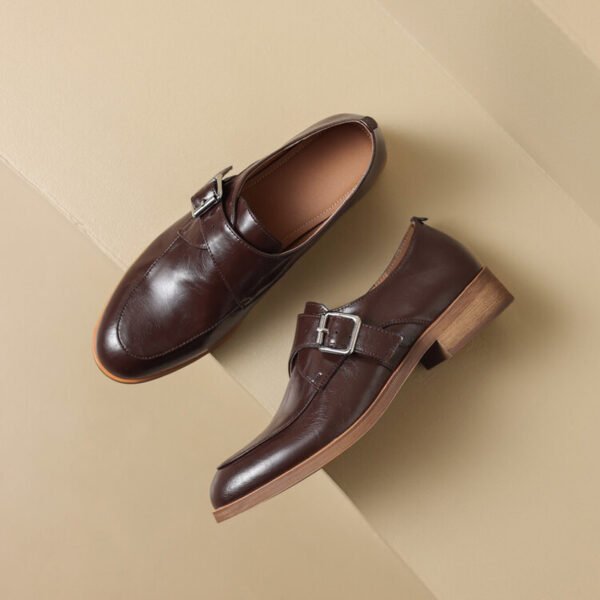 CHIKO Phoenix Round Toe Block Heels Oxfords Shoes - Image 2