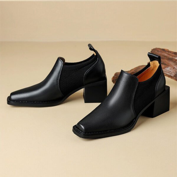 CHIKO Alivia Square Toe Block Heels Pumps Shoes - Image 2