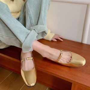 CHIKO Charli Round Toe Block Heels Mary Jane Shoes