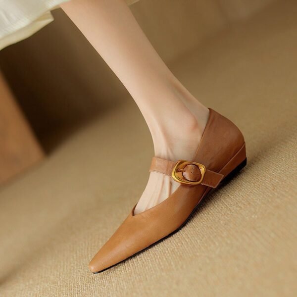 CHIKO Viviana Pointy Toe Block Heels Mary Jane Shoes - Image 2