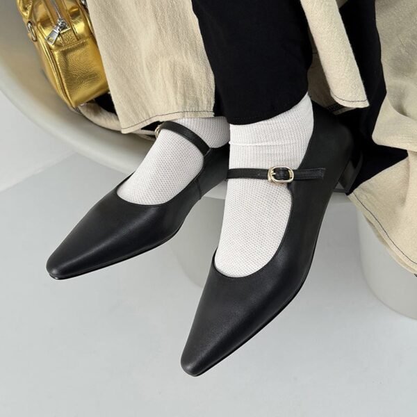 CHIKO Gwendolyn Pointy Toe Block Heels Mary Jane Shoes - Image 2