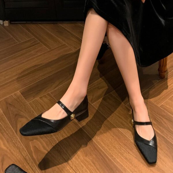 CHIKO Kira Square Toe Block Heels Mary Jane Shoes - Image 2