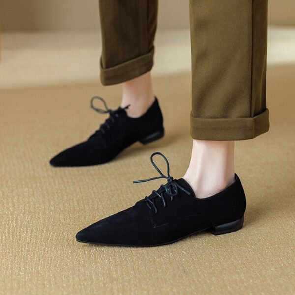 CHIKO Celeste Pointy Toe Block Heels Oxfords Shoes - Image 2