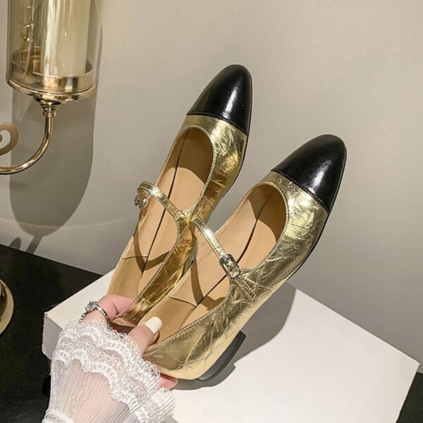 CHIKO Raegan Round Toe Block Heels Mary Jane Shoes - Image 2