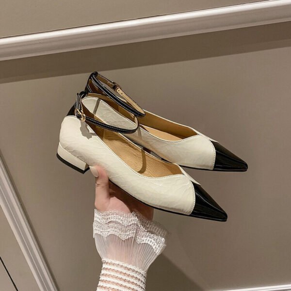 CHIKO Lucille Pointy Toe Block Heels Pumps Shoes - Image 2