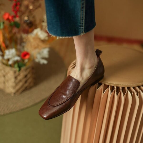CHIKO Cassidy Square Toe Block Heels Loafers Shoes