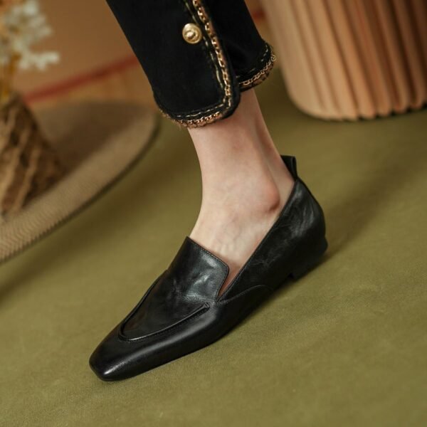 CHIKO Cassidy Square Toe Block Heels Loafers Shoes - Image 2