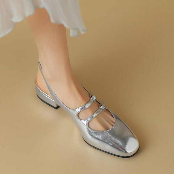 CHIKO Stephanie Round Toe Block Heels Mary Jane Shoes - Image 2