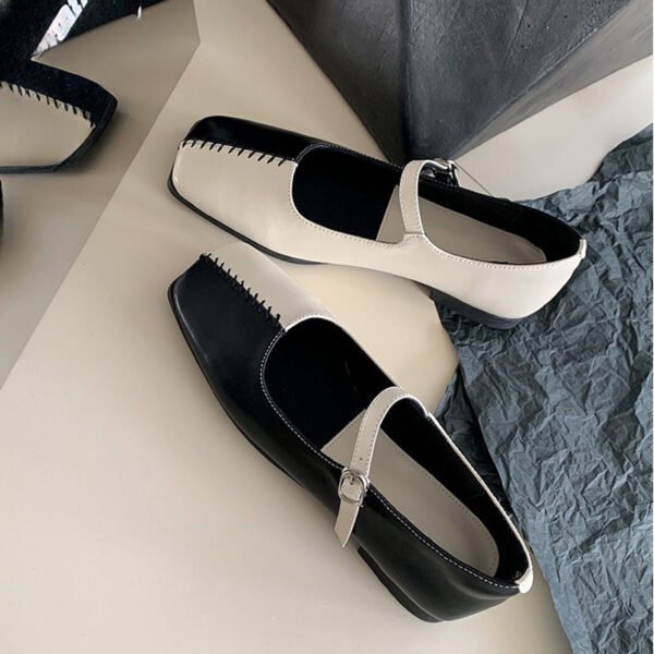 CHIKO Renata Square Toe Block Heels Mary Jane Flats - Image 2