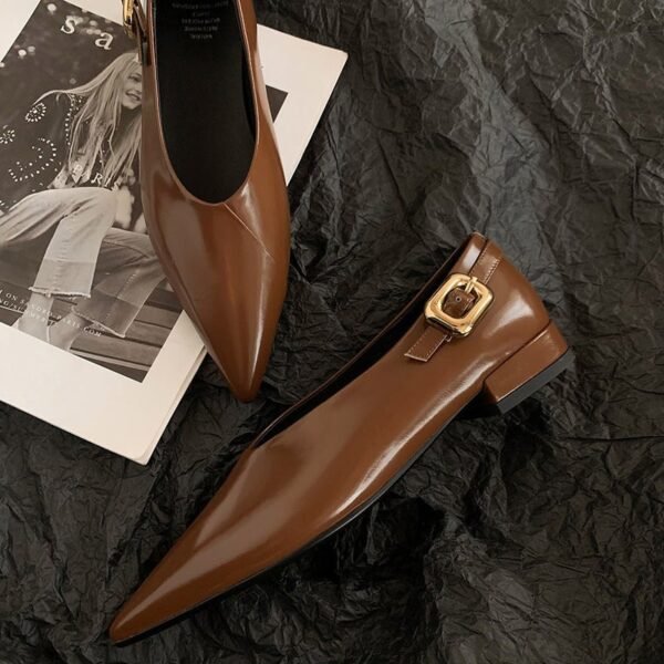 CHIKO Itzel Pointy Toe Block Heels Pumps Shoes