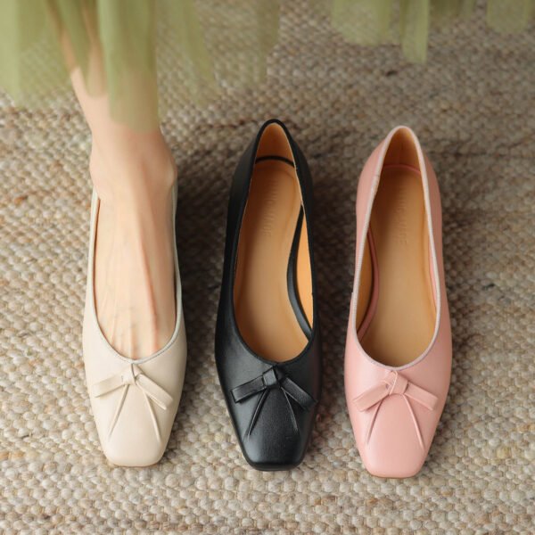 CHIKO Rhea Square Toe Block Heels Pumps Shoes - Image 2