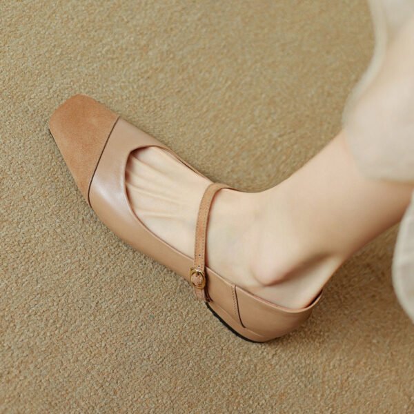 CHIKO Macie Square Toe Block Heels Mary Jane Shoes - Image 2