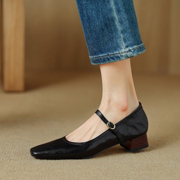 CHIKO Ariya Square Toe Block Heels Mary Jane Shoes - Image 2