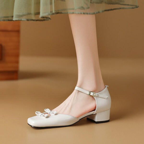 CHIKO Clementine Square Toe Block Heels Pumps Shoes - Image 2