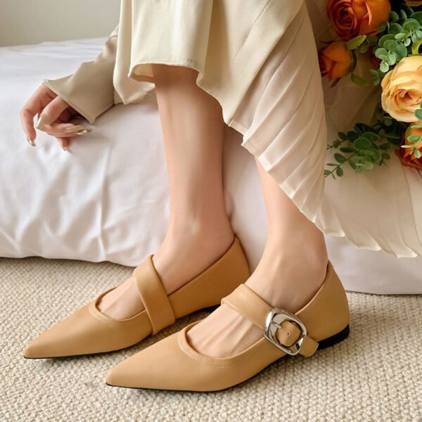 CHIKO Anahi Pointy Toe Block Heels Mary Jane Shoes - Image 2