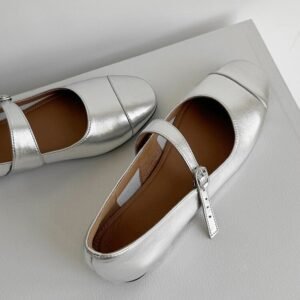 CHIKO Alison Round Toe Block Heels Mary Jane Flats