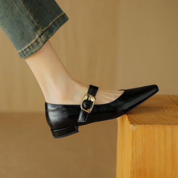 CHIKO Sylvie Pointy Toe Block Heels Mary Jane Shoes - Image 2