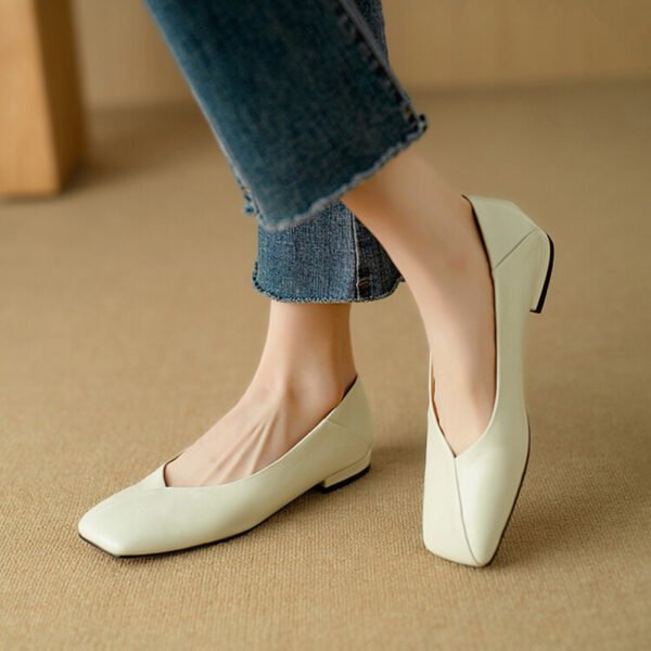 CHIKO Amanda Square Toe Block Heels Pumps Shoes - Image 2