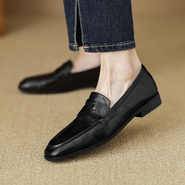 CHIKO Colette Square Toe Block Heels Loafers Shoes - Image 2