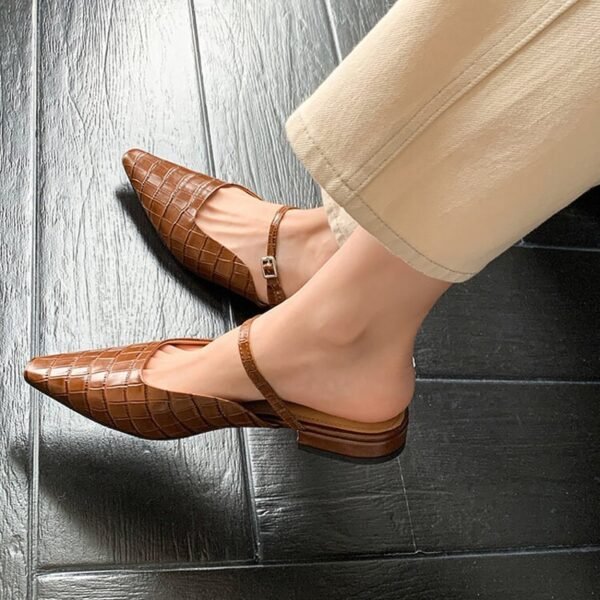 CHIKO Florence Pointy Toe Block Heels Clogs/Mules Shoes - Image 2