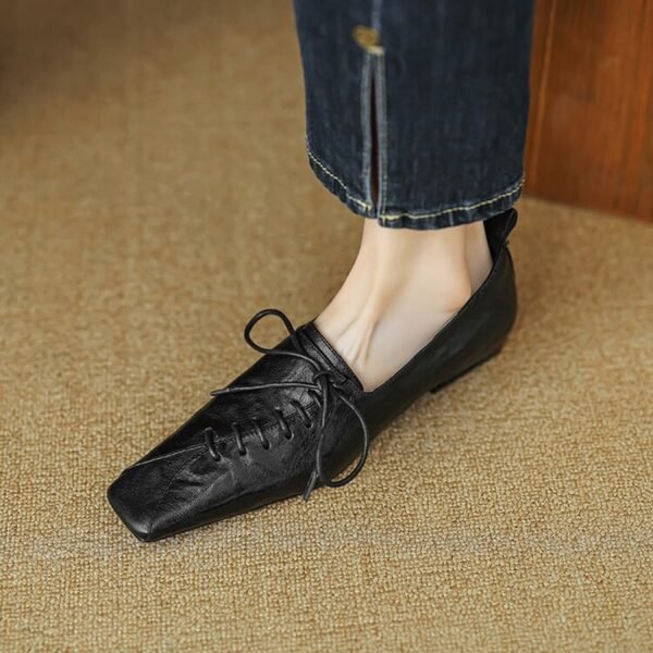 CHIKO Keilani Square Toe Block Heels Oxfords Shoes - Image 2