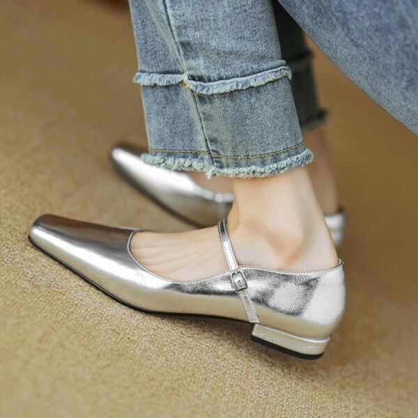 CHIKO Kelsey Square Toe Block Heels Mary Jane Shoes - Image 2