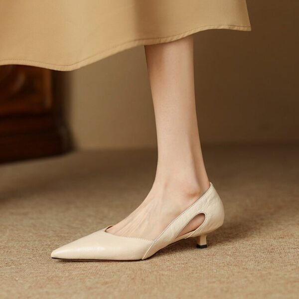 CHIKO Gloria Pointy Toe Kitten Heels Pumps Shoes