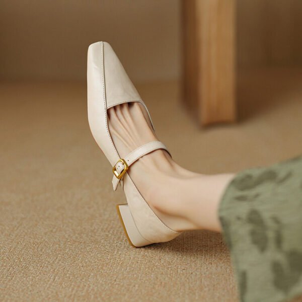 CHIKO Amaia Square Toe Block Heels Mary Jane Shoes - Image 2