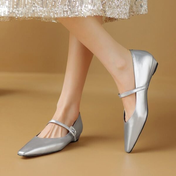CHIKO Journi Pointy Toe Wedge Mary Jane Flats - Image 2