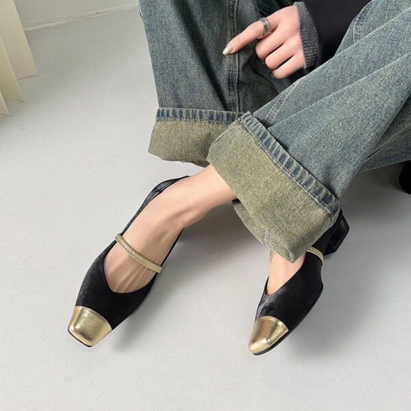 CHIKO Kayleigh Square Toe Block Heels Mary Jane Shoes - Image 2