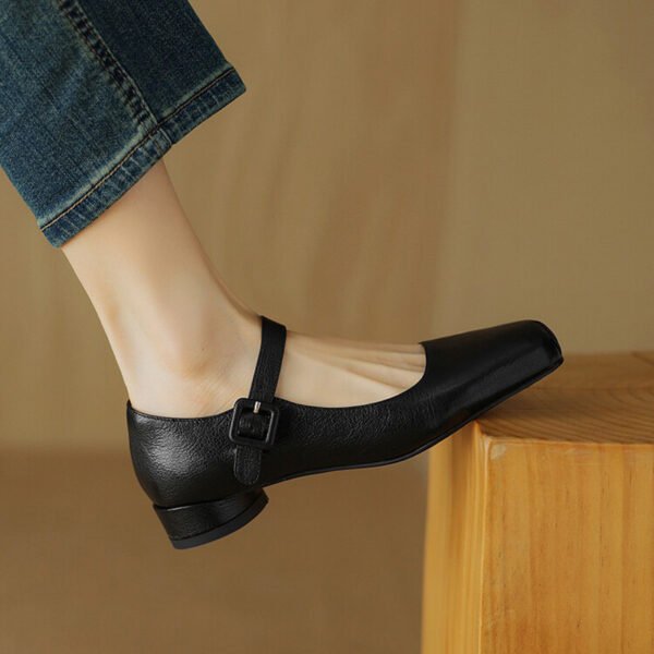 CHIKO Margo Square Toe Block Heels Mary Jane Shoes - Image 2