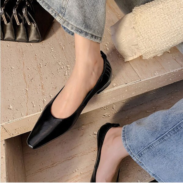CHIKO Amora Square Toe Block Heels Pumps Shoes - Image 2