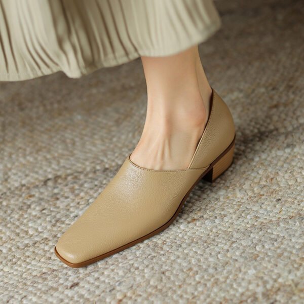 CHIKO Lilliana Square Toe Block Heels Pumps Shoes - Image 2