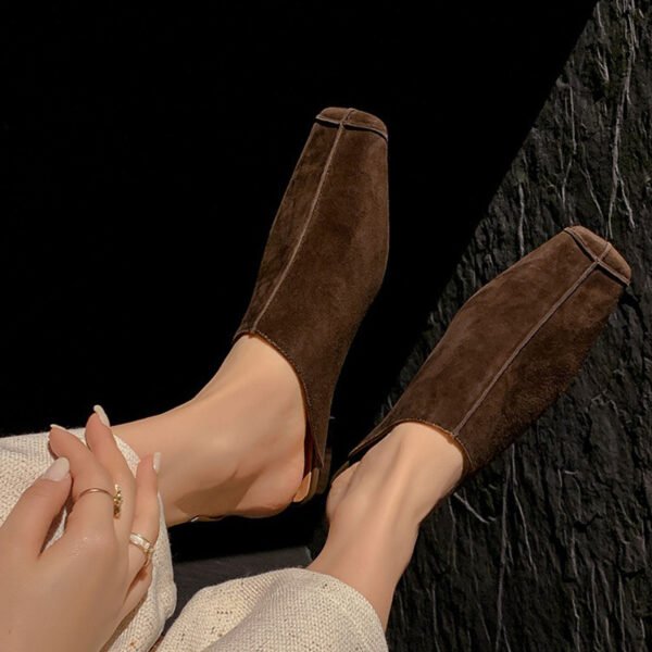 CHIKO Haisley Square Toe Block Heels Clogs/Mules Shoes - Image 2