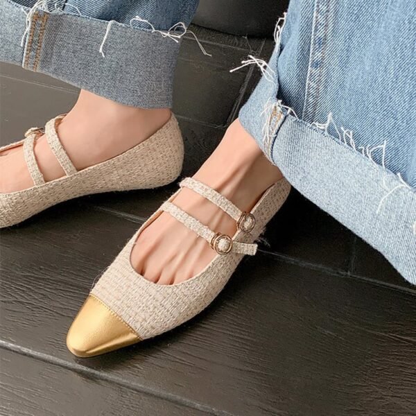 CHIKO Fatima Square Toe Block Heels Mary Jane Shoes