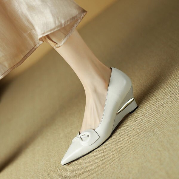 CHIKO Ailani Pointy Toe Wedge Pumps Shoes - Image 2