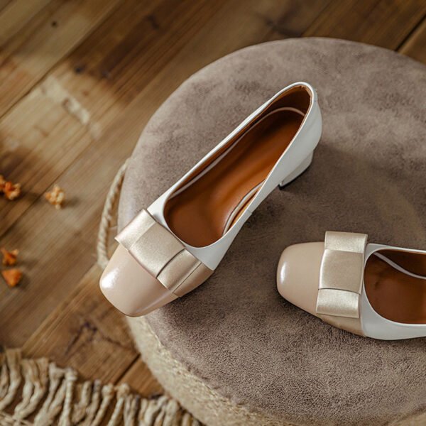 CHIKO Poppy Square Toe Block Heels Pumps Shoes - Image 2