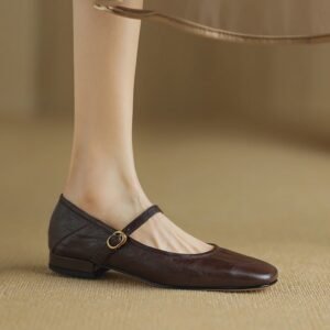 CHIKO Dream Square Toe Block Heels Mary Jane Shoes