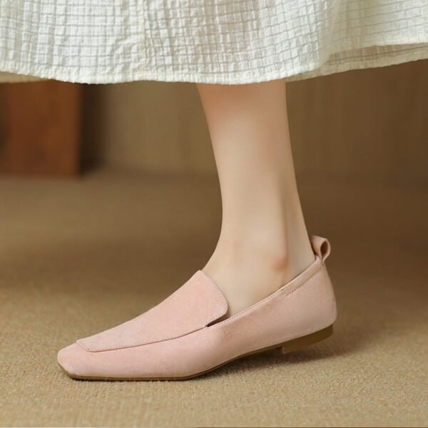 CHIKO Reign Square Toe Block Heels Loafer Flats