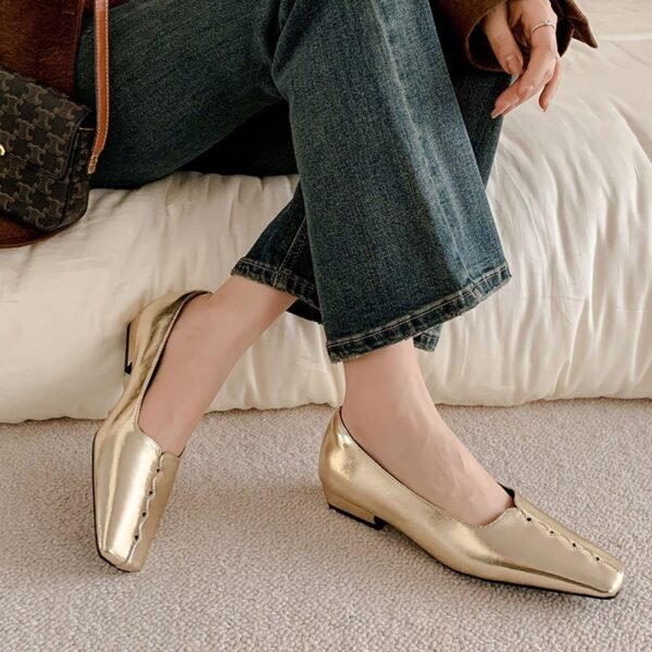 CHIKO Adley Square Toe Block Heels Pumps Shoes