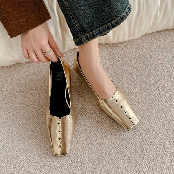 CHIKO Adley Square Toe Block Heels Pumps Shoes - Image 2