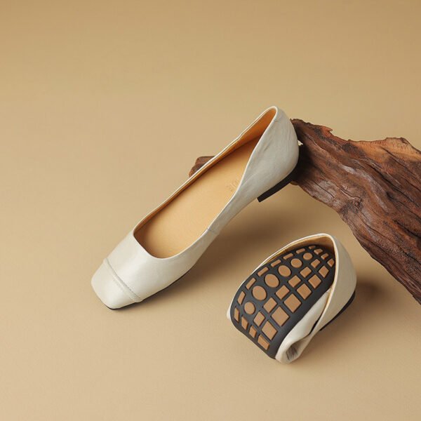 CHIKO Khaleesi Square Toe Block Heels Pumps Shoes - Image 2